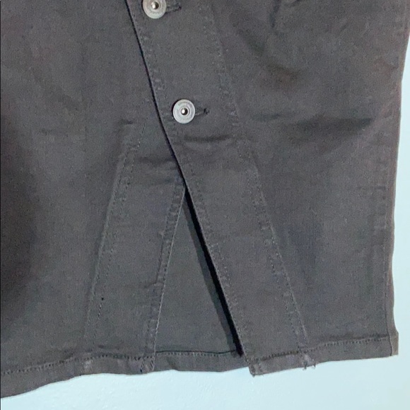 NWT International Concepts Black Denim Skirt - Picture 2 of 3